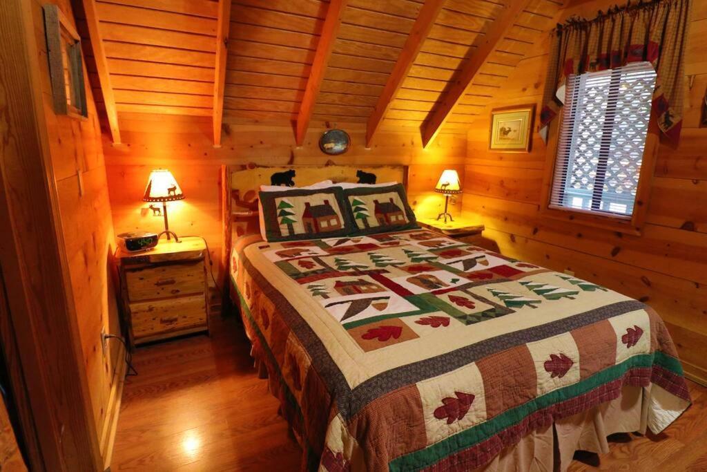 Cute Updated Mountain Cabin Fireplace #3 Helen Eksteriør bilde